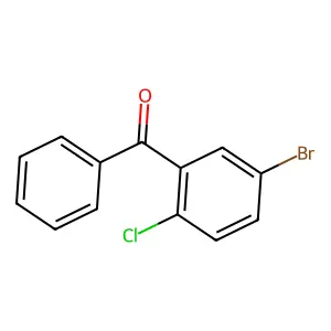 (5-Bromo-2-chlorophenyl)(phenyl)methanone structure