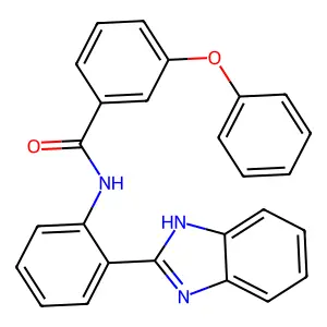 N-(2-(1H-benzo[d]imidazol-2-yl)phenyl)-3-phenoxybenzamide structure
