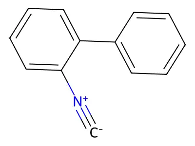 1-Isocyano-2-phenylbenzene structure