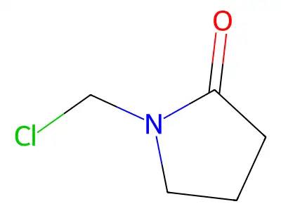 2-Pyrrolidinone, 1-(chloromethyl)- structure