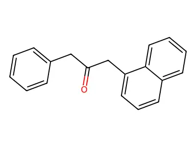 2-Propanone, 1-(1-naphthalenyl)-3-phenyl- structure