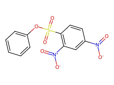 Phenyl 2,4-dinitrobenzenesulfonate structure