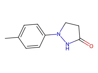 1-(4-Methylphenyl)pyrazolidin-3-one structure