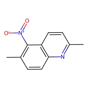 2,6-Dimethyl-5-nitroquinoline structure
