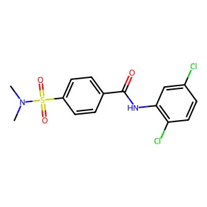 N-(2,5-dichlorophenyl)-4-(dimethylsulfamoyl)benzamide structure