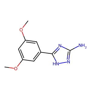 3-(3,5-二甲氧基苯基)-1H-1,2,4-三唑-5-胺 structure