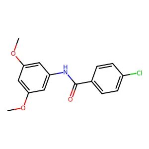 4-chloro-N-(3,5-dimethoxyphenyl)benzamide structure
