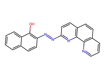 1,2-Naphthalenedione, 2-(1,10-phenanthrolin-2-ylhydrazone) structure