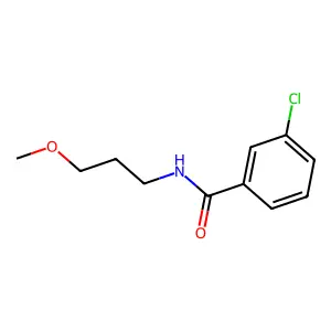 3-chloro-N-(3-methoxypropyl)benzamide structure
