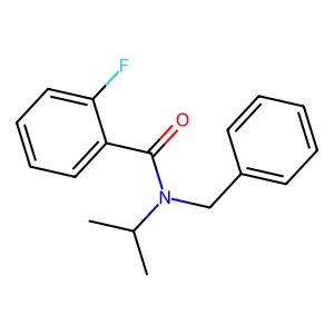 N-Benzyl-2-fluoro-N-isopropylbenzamide structure