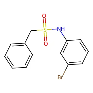 N-(3-bromophenyl)-1-phenylmethanesulfonamide structure