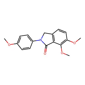 6,7-Dimethoxy-2-(4-methoxyphenyl)isoindolin-1-one structure