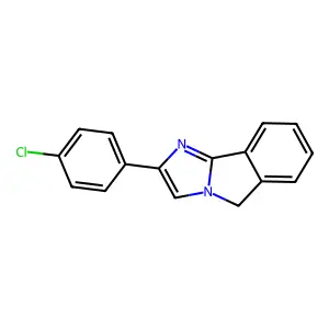 2-(4-chlorophenyl)-5H-imidazo[2,1-a]isoindole structure