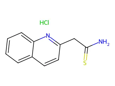 2-Quinoline thioacetamide hydrochloride structure