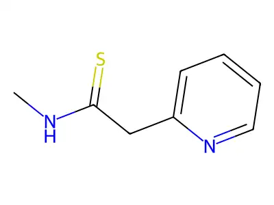 2-Pyridineacetamide, N-methylthio- structure