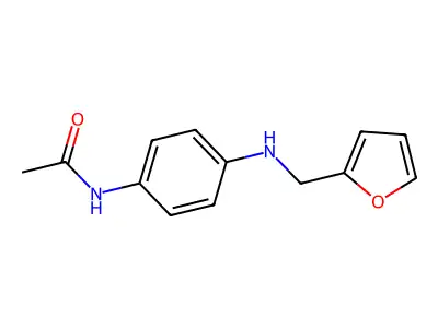 N-(4-((Furan-2-ylmethyl)amino)phenyl)acetamide structure