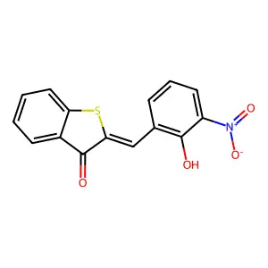 (Z)-2-(2-hydroxy-3-nitrobenzylidene)benzo[b]thiophen-3(2H)-one structure