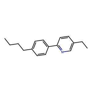 2-(4-Butylphenyl)-5-ethylpyridine structure