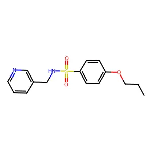 4-propoxy-N-(pyridin-3-ylmethyl)benzenesulfonamide structure