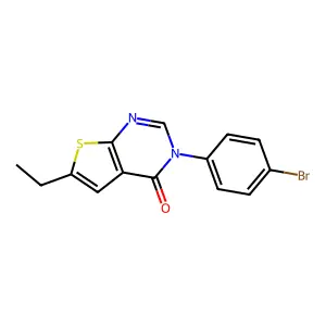 3-(4-Bromophenyl)-6-ethylthieno[2,3-d]pyrimidin-4-one structure