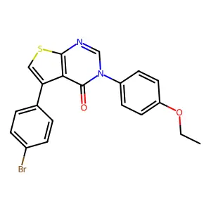 5-(4-Bromophenyl)-3-(4-ethoxyphenyl)thieno[2,3-d]pyrimidin-4-one structure