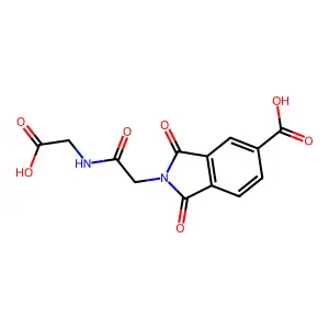 2-(2-((Carboxymethyl)amino)-2-oxoethyl)-1,3-dioxoisoindoline-5-carboxylic acid structure