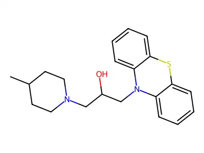 1-(4-methylpiperidin-1-yl)-3-(10H-phenothiazin-10-yl)propan-2-ol structure