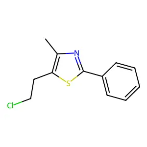 5-(2-Chloroethyl)-4-methyl-2-phenyl-1,3-thiazole structure