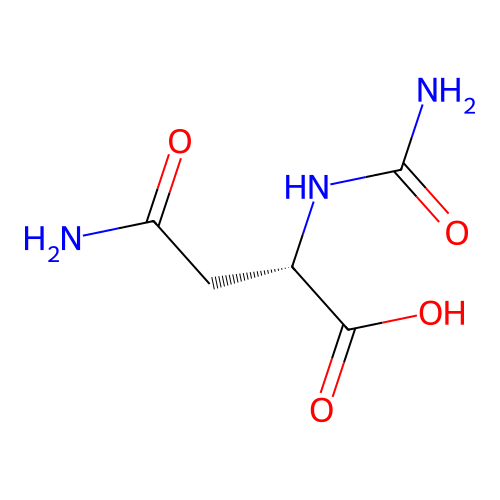 L-Asparagine, N2-(aminocarbonyl)- structure