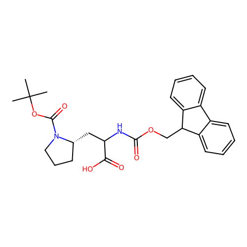 2-N-FMOC-AMINO-3-(2-N-BOC-AMINO-PYRROLIDINYL)PROPIONIC ACID structure