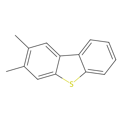 2,3-Dimethyldibenzothiophene structure