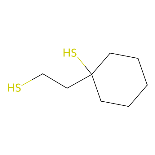 (2-Mercaptoethyl)cyclohexanethiol structure
