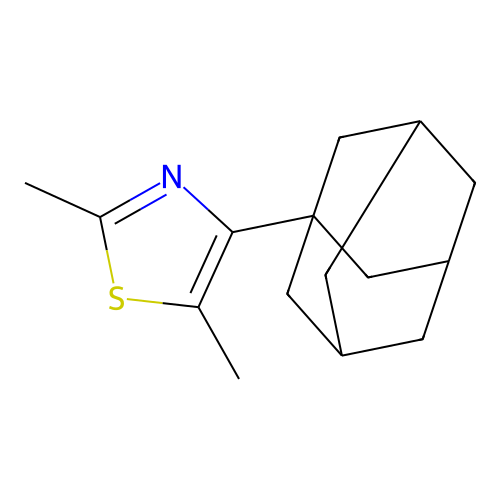 4-(1-Adamantyl)-2,5-dimethyl-1,3-thiazole structure
