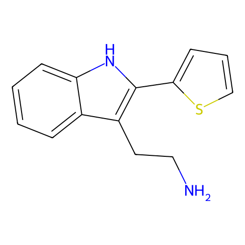 Indole-3-ethanamine, 2-(2-thienyl)- structure