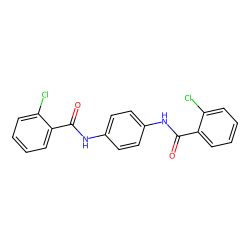 2-Chloro-N-(4-((2-chlorobenzoyl)amino)phenyl)benzamide structure