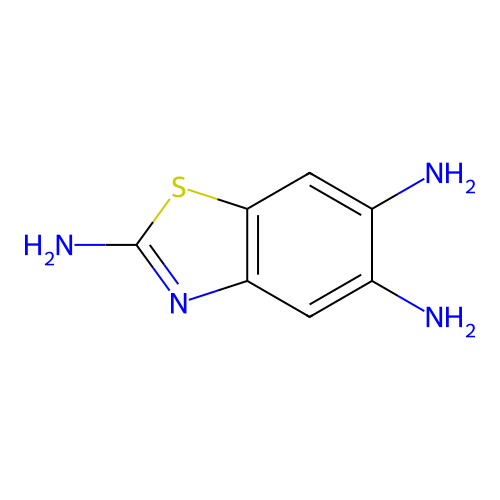 1,3-Benzothiazole-2,5,6-triamine structure