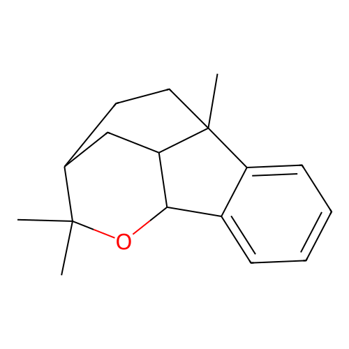 4a,11,11-trimethyl-2,3,4,4a,9,9a-hexahydro-1H-9,2-(epoxymethano)fluorene structure