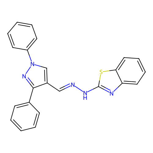 C23H17N5S structure