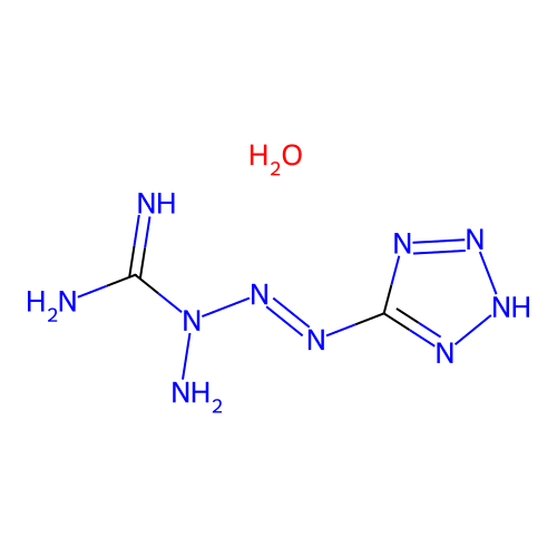四氮烯起爆药 structure
