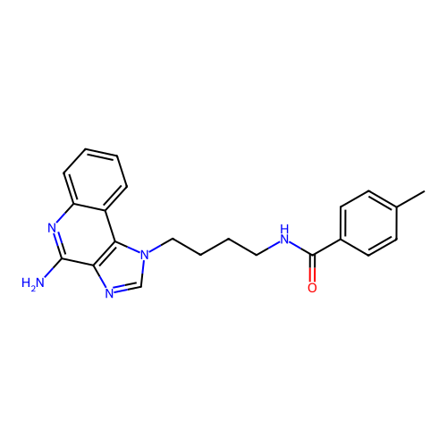 n-[4-(4-Amino-1h-imidazo[4,5-c]quinolin-1-yl)butyl]-4-methylbenzamide structure