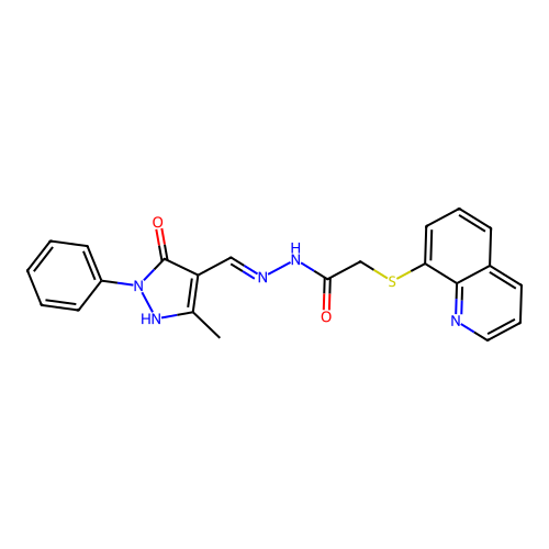 C22H19N5O2S structure