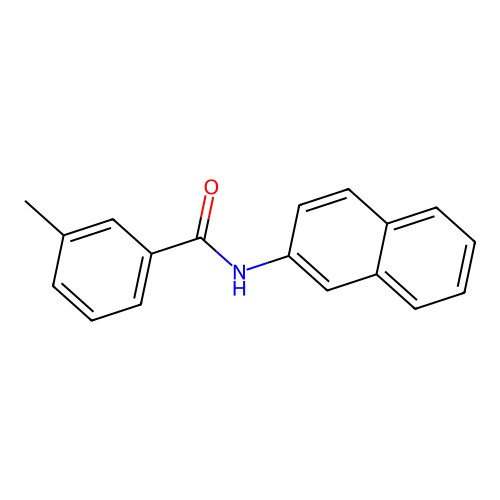 3-methyl-N-(naphthalen-2-yl)benzamide structure