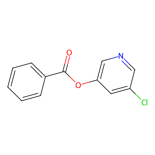 (5-Chloro-3-pyridinyl) benzoate structure