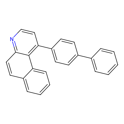 1-(4-Phenylphenyl)benzo[f]quinoline structure