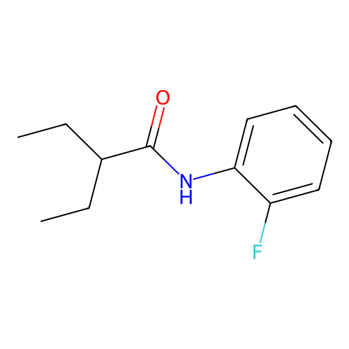 2-ethyl-N-(2-fluorophenyl)butanamide structure