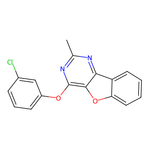 4-(3-Chlorophenoxy)-2-methyl[1]benzofuro[3,2-d]pyrimidine structure