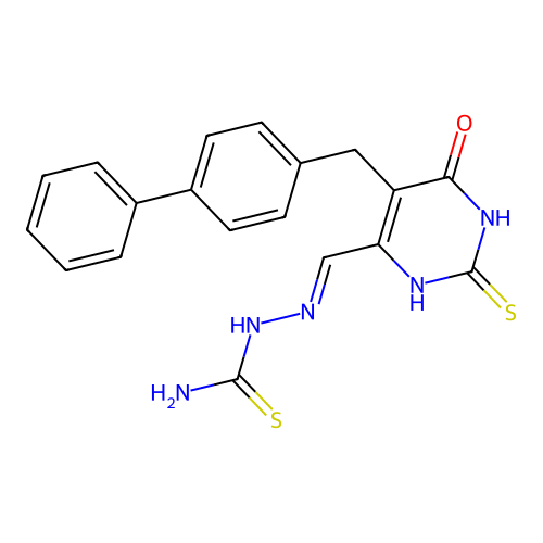 [(E)-[4-oxo-5-[(4-phenylphenyl)methyl]-2-sulfanylidene-1H-py structure