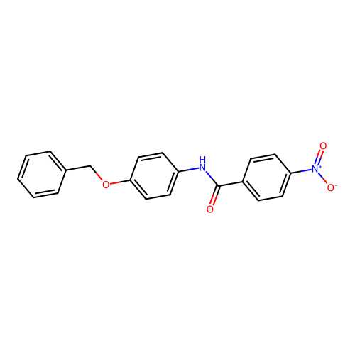 N-[4-(benzyloxy)phenyl]-4-nitrobenzamide structure