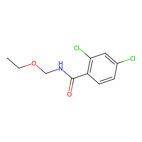 2,4-dichloro-N-(ethoxymethyl)benzamide structure