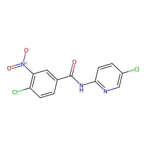 4-氯-N-(5-氯吡啶-2-基)-3-硝基苯甲酰胺 structure